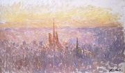 Claude Monet View of Rouen oil on canvas